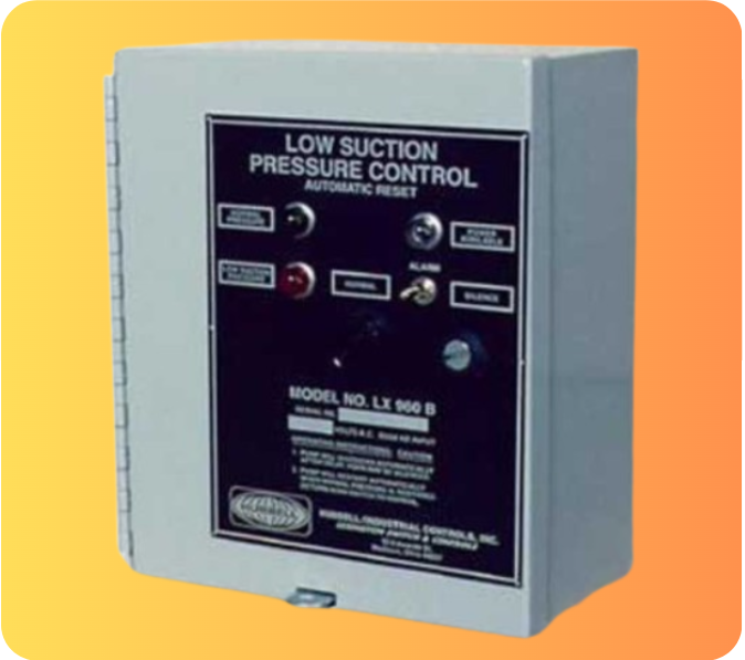 LX960B Low Suction/Shutdown Panel