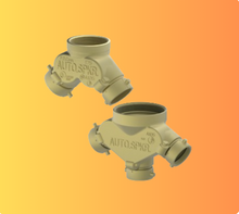 A105 Exposed Straight Fire Dept. Inlet Connection Clapper Type