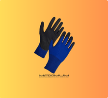 NBR Foam Coated Gloves Black