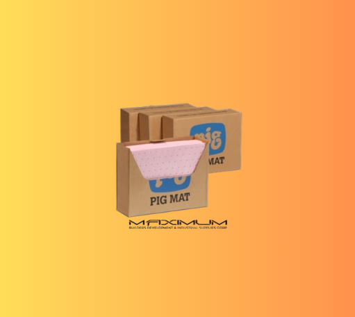 PIG HazMat Chemical Absorbent Mat Pad in Lab Bench Box Dispenser