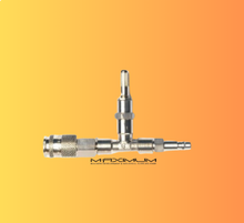SCOTT 1023353 035.146.00 In-line medium pressure warning whistle, CEN couplings