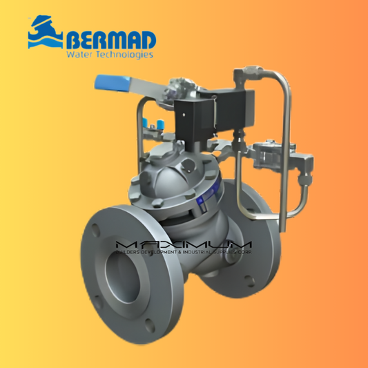 ZPA-026: BERMAD Zero Pressure, Solenoid Activated, Foam-Concentrate Valve FC 700E-3X-BO