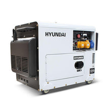 Hyundai 5.8kW / 7.5kVA* Silenced Diesel Generator, 3000rpm, Long Running Standby, 230v Single Phase Output | DHY8000SELR