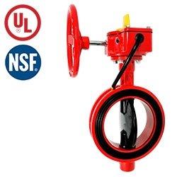 Wafer type signal butterfly valve
