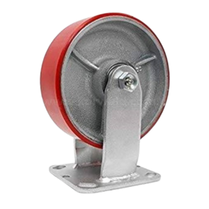 Heavy Duty Red PU Caster