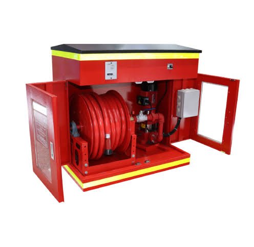 Hose Reel and Pump Cabinet