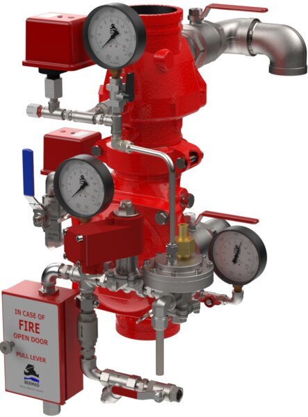 WGY-396: BERMAD Double Interlock Pre-action, Electric- Pneumatic Release System FP-400E-7DM