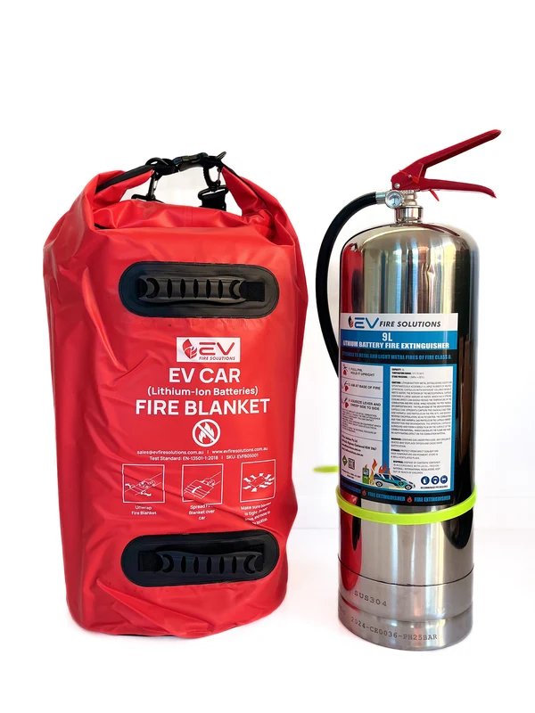 EV Fire Solutions EV Car Fire Safety Kit - 9L + 8m x 6m Blanket