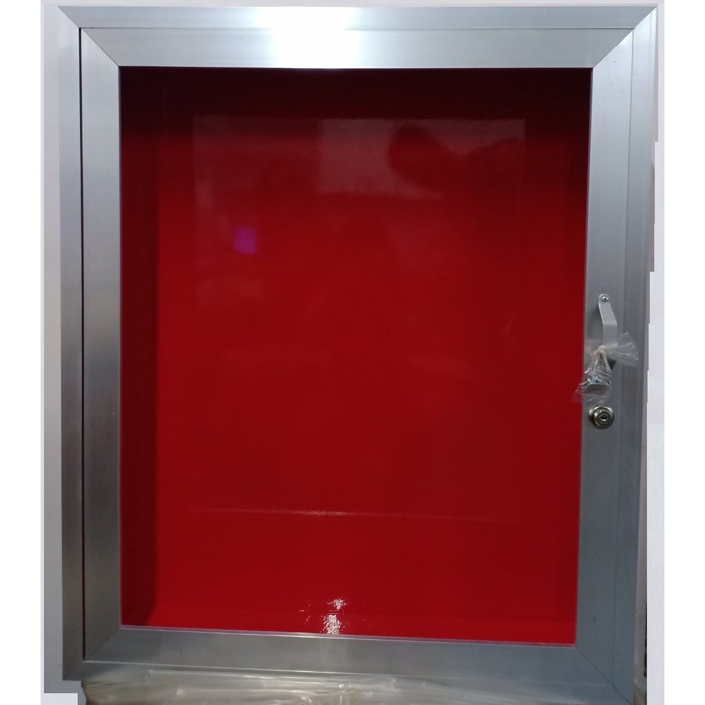Fire Hose Cabinet Aluminum Frame Steel Body Recessed Type