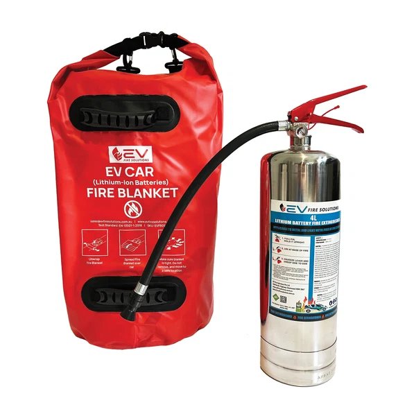 EV Fire Solutions EV Car Fire Safety Kit - 4L + 8m x 6m Blanket