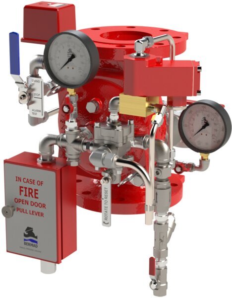 VDC-471: BERMAD Electrically Controlled Deluge Valve with Local Reset - FP 400E – 3UM