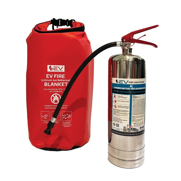 EV Fire Solutions Compact EV Fire Safety Kit (4L + 5m x 5m Blanket)